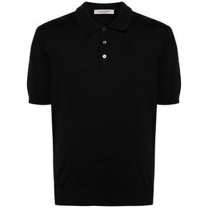 Fileria Black Polo Shirts Men